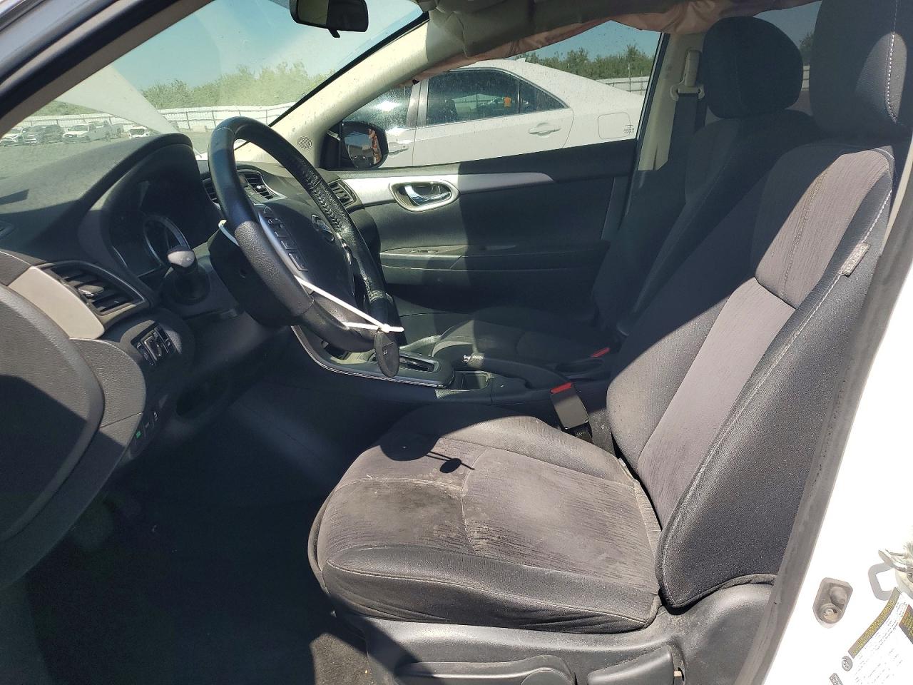 2015 Nissan Sentra Sv White vin: 3N1AB7APXFY274214