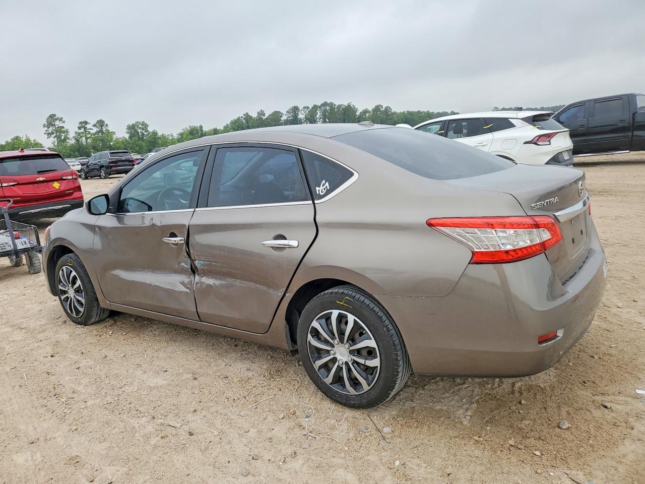 2015 Nissan Sentra Sv Beige vin: 3N1AB7APXFY274312