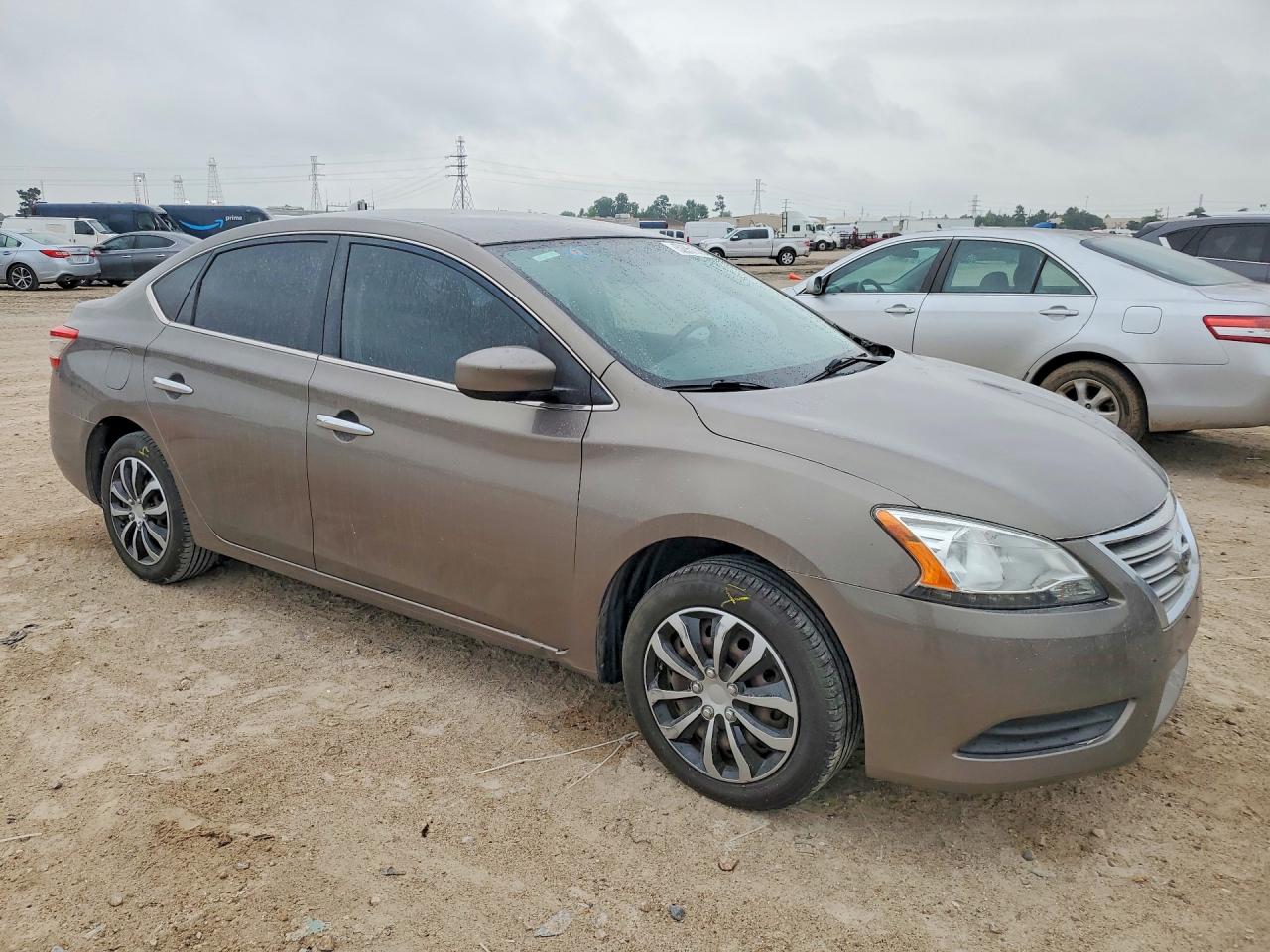 2015 Nissan Sentra Sv Beige vin: 3N1AB7APXFY274312
