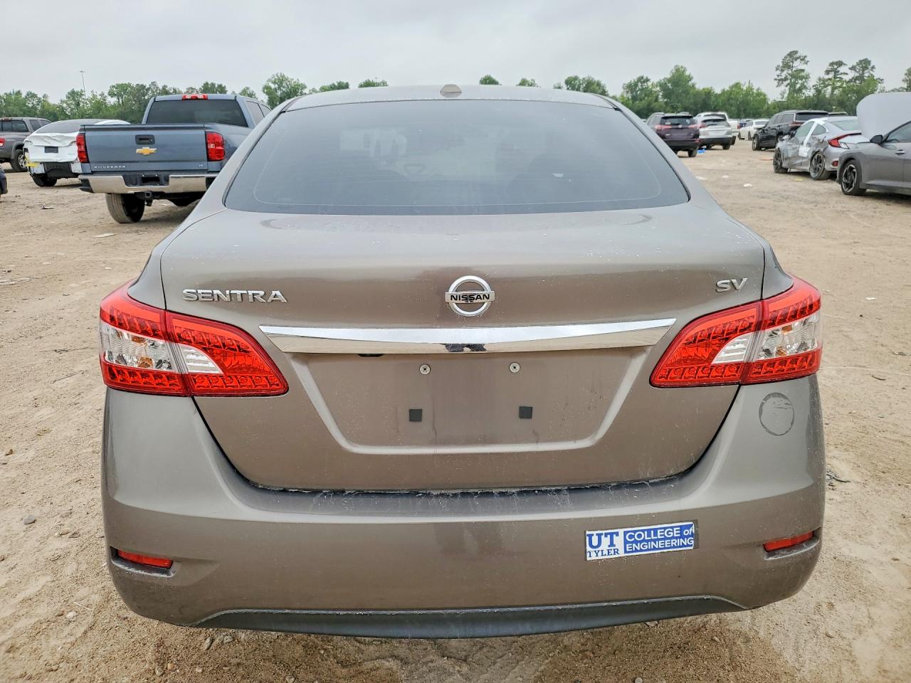 2015 Nissan Sentra Sv Beige vin: 3N1AB7APXFY274312