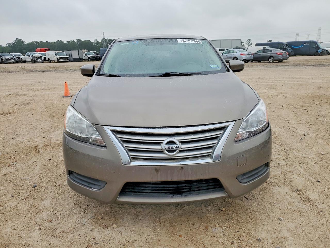 2015 Nissan Sentra Sv Beige vin: 3N1AB7APXFY274312