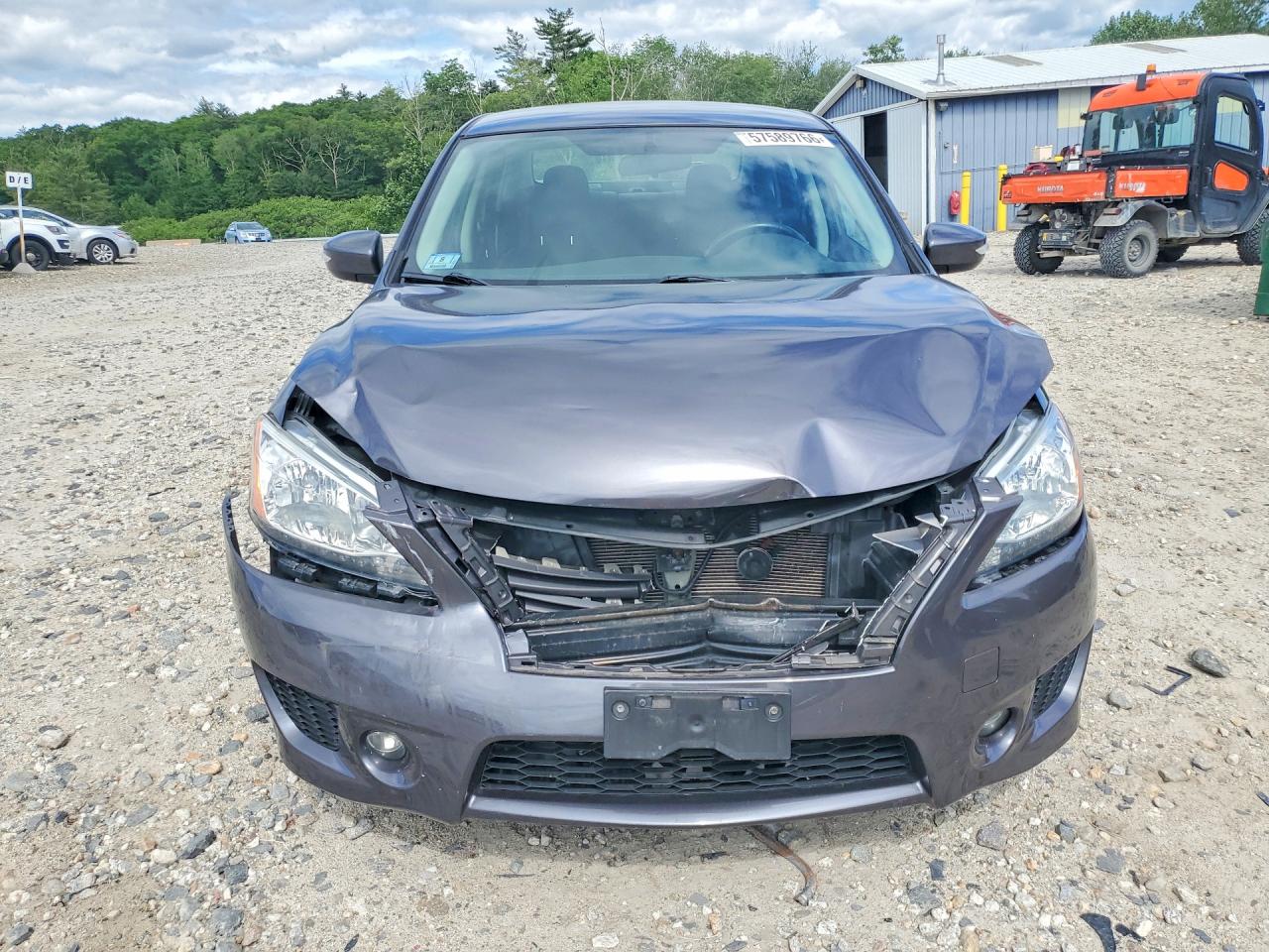 2015 Nissan Sentra Sr Серый vin: 3N1AB7APXFY276268