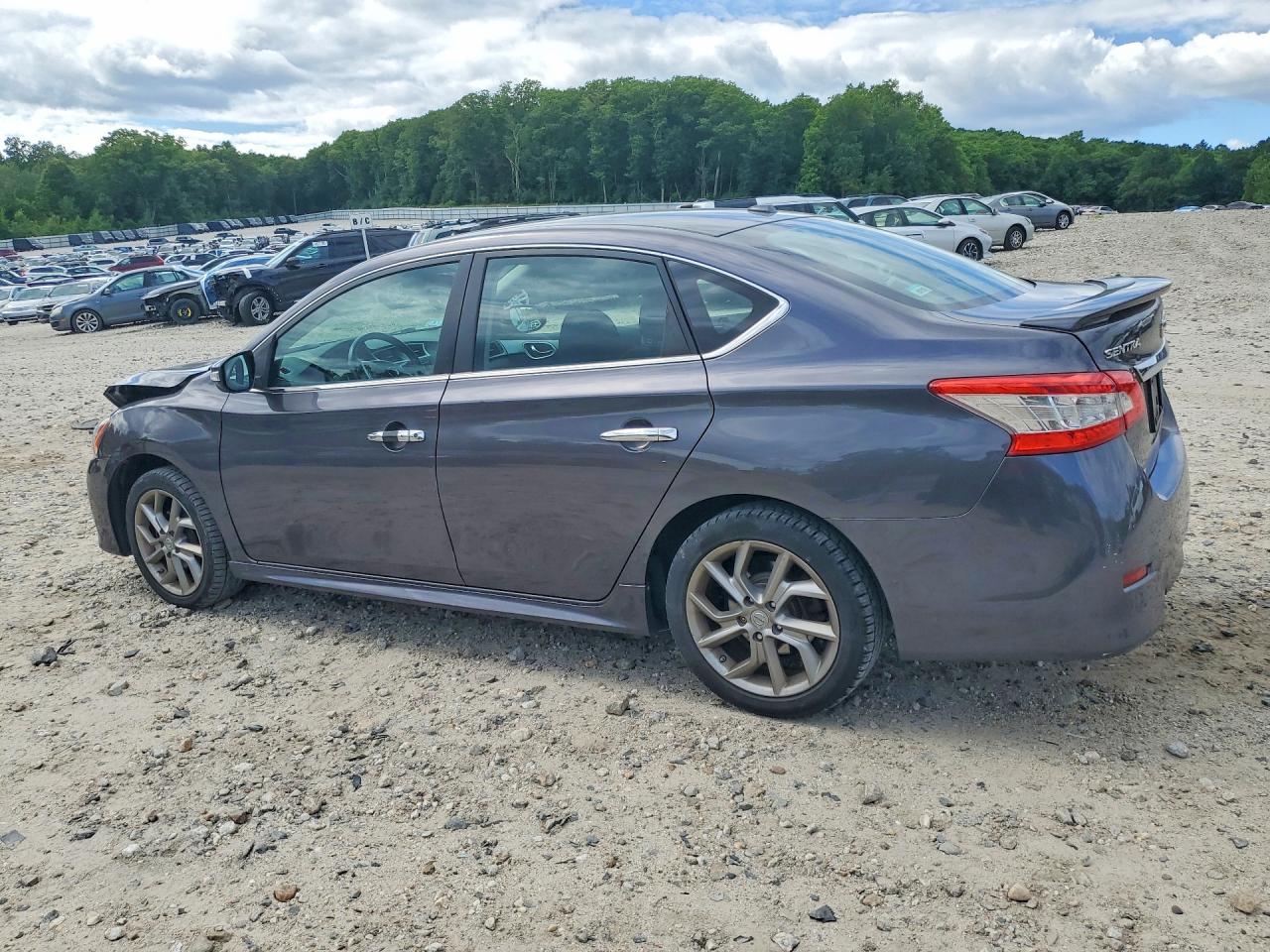 2015 Nissan Sentra Sr Серый vin: 3N1AB7APXFY276268