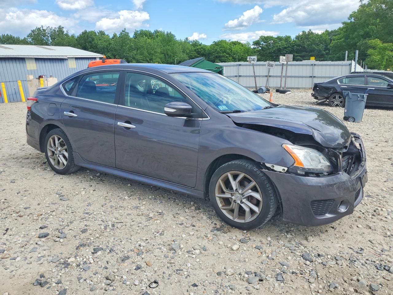 2015 Nissan Sentra Sr Серый vin: 3N1AB7APXFY276268