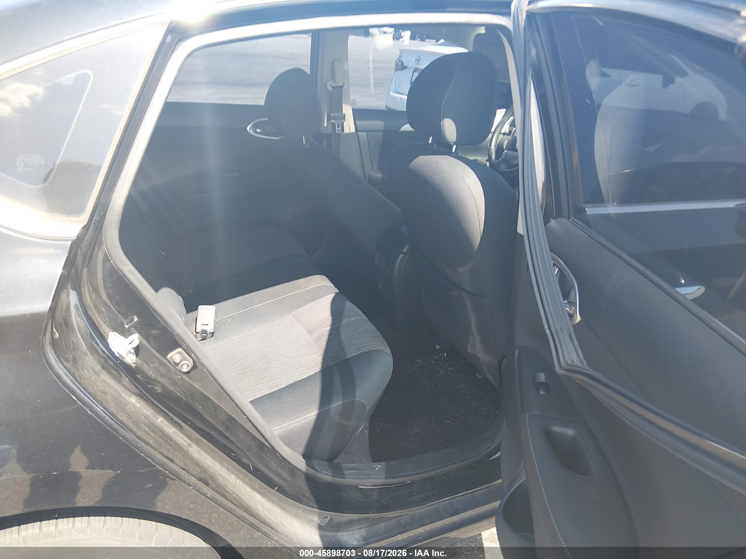 2015 Nissan Sentra Sv Black vin: 3N1AB7APXFY285195