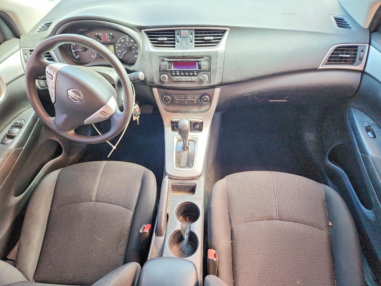 2015 Nissan Sentra S Silver vin: 3N1AB7APXFY285584