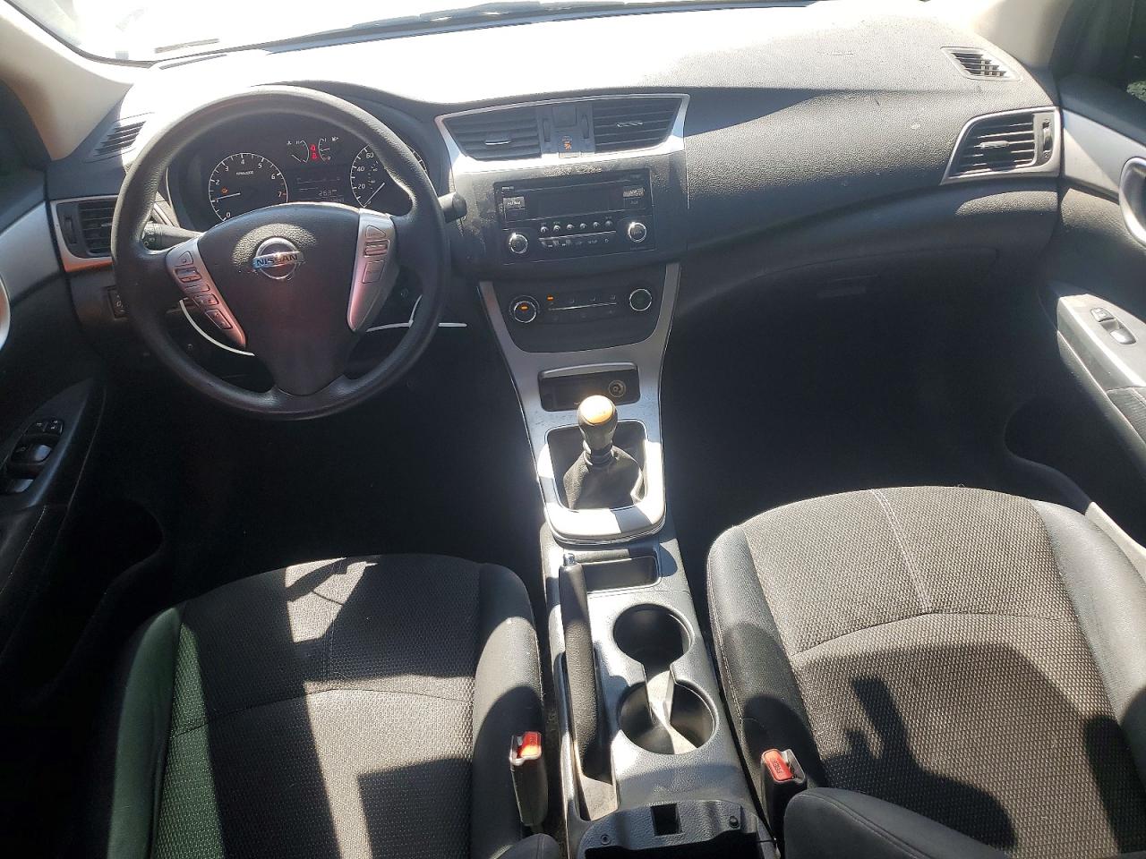 2015 Nissan Sentra S Silver vin: 3N1AB7APXFY297542