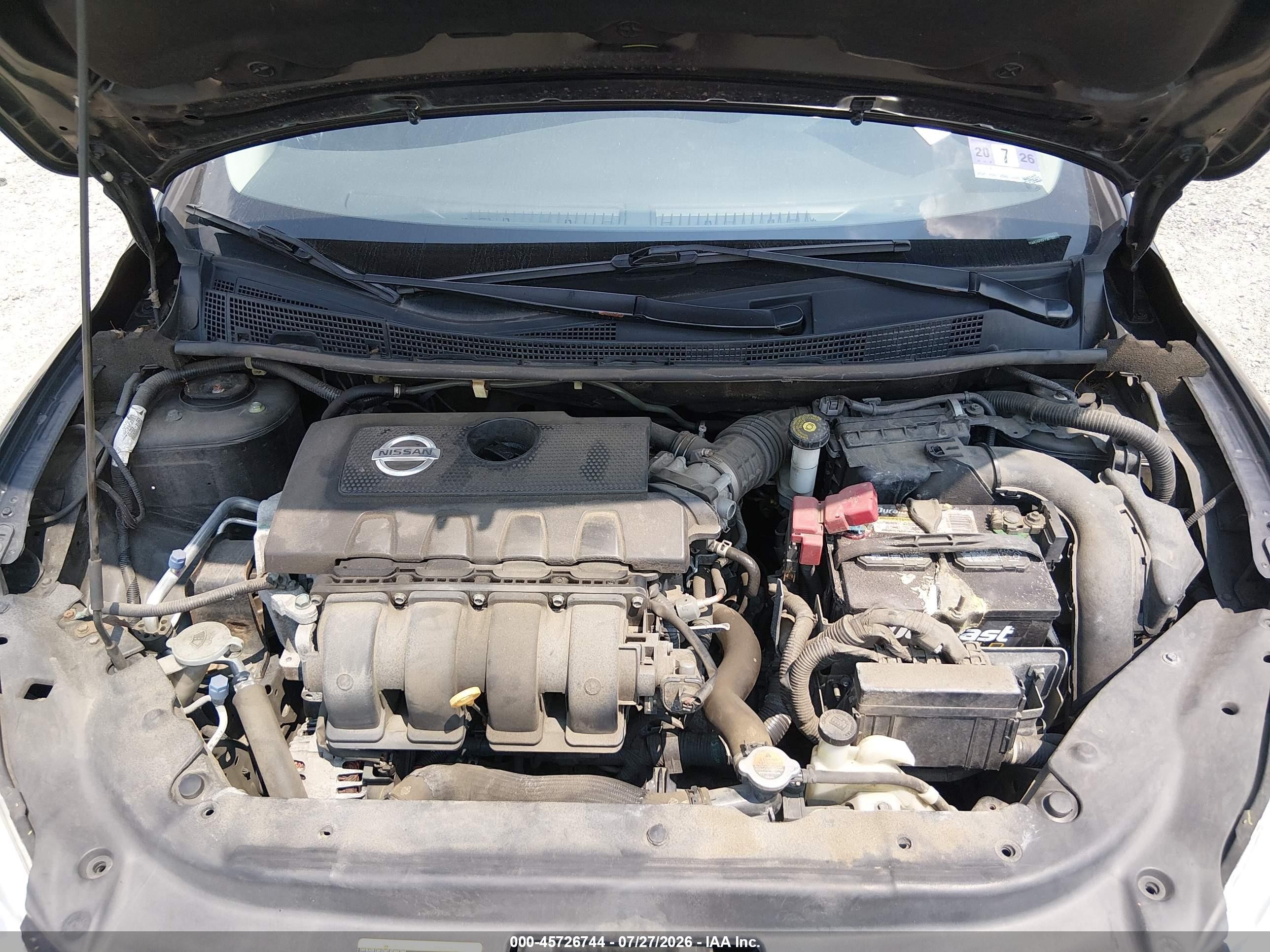 2015 Nissan Sentra Sv Black vin: 3N1AB7APXFY301198