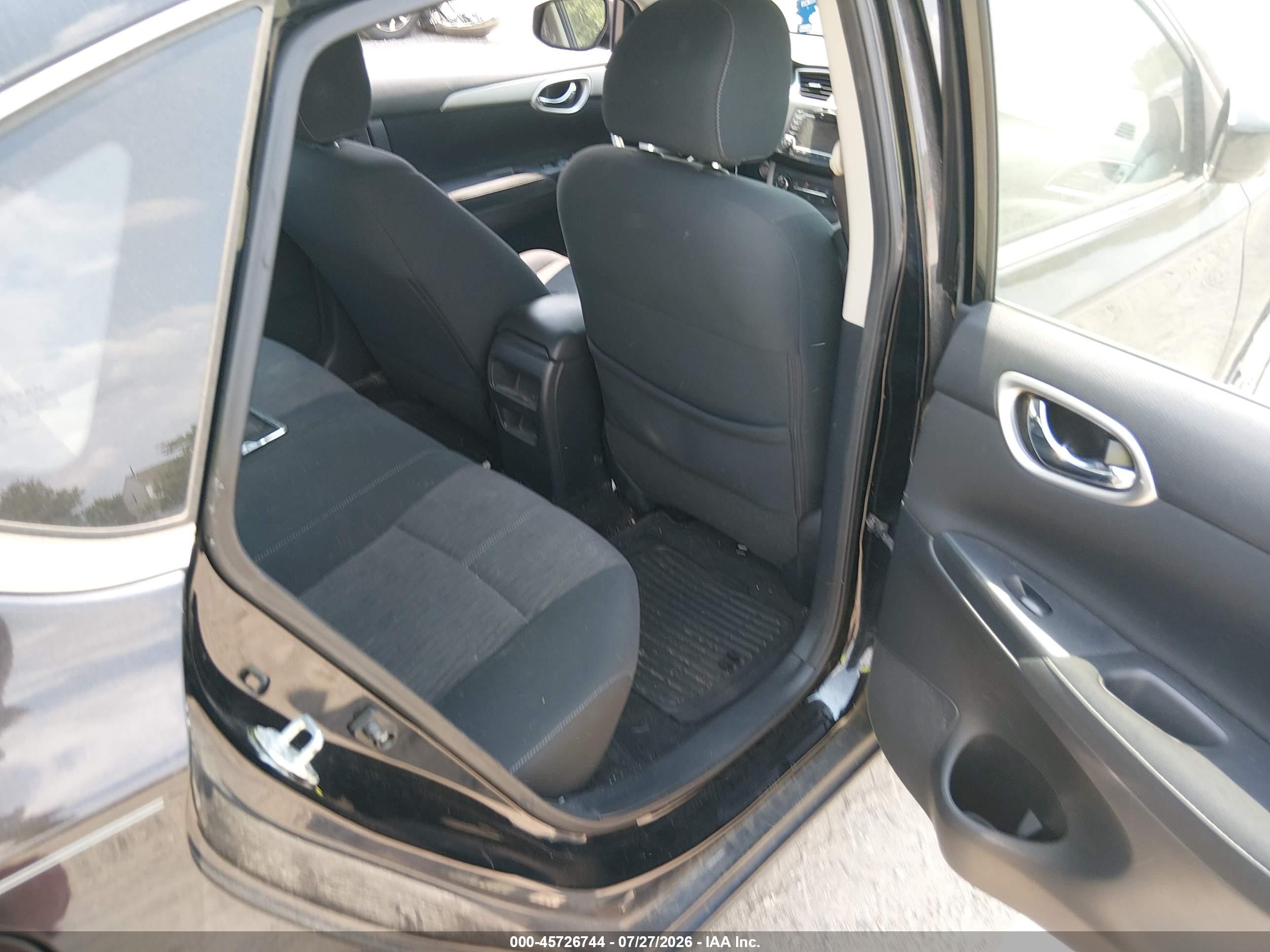 2015 Nissan Sentra Sv Black vin: 3N1AB7APXFY301198