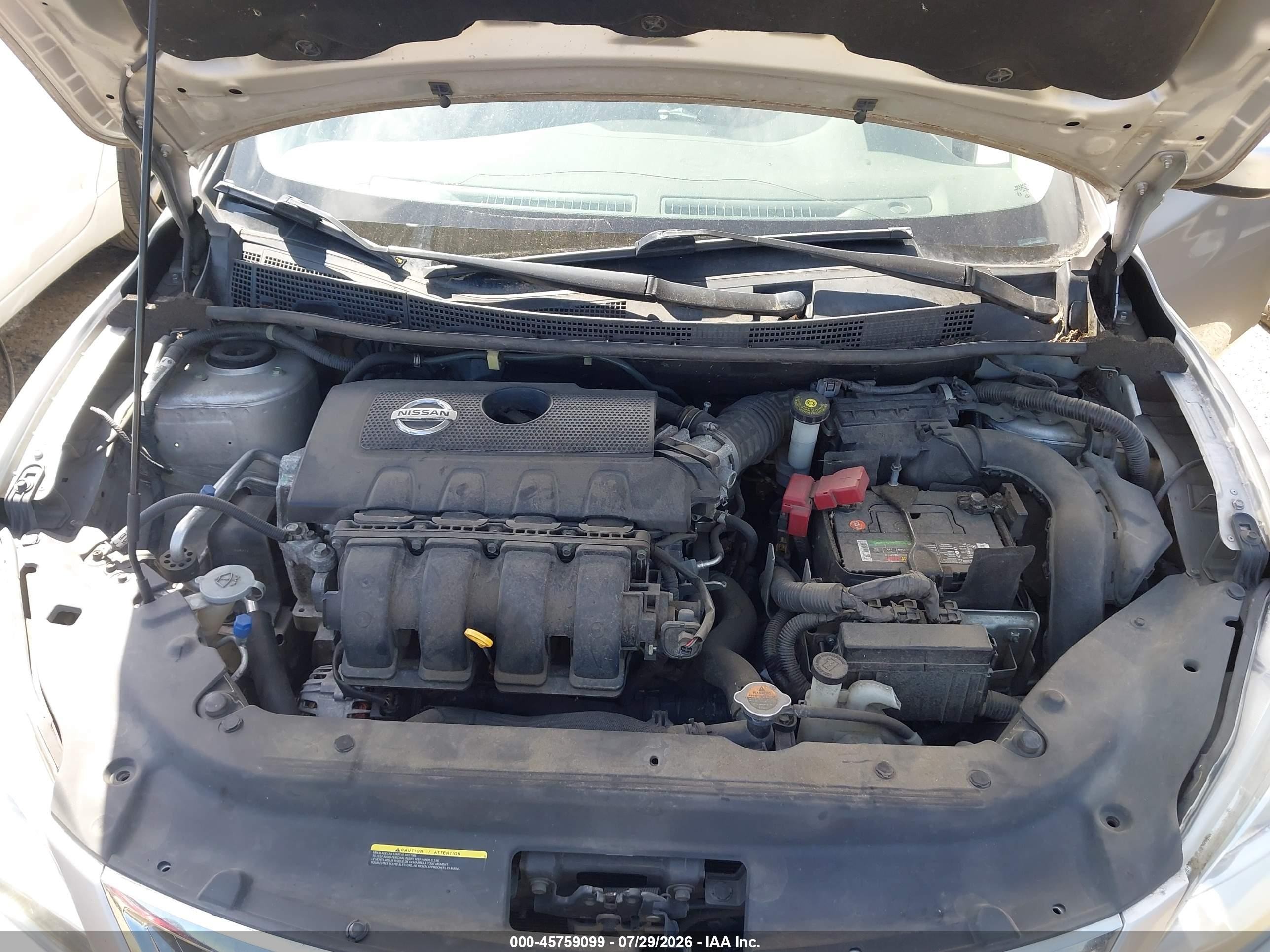 2015 Nissan Sentra S Silver vin: 3N1AB7APXFY305820