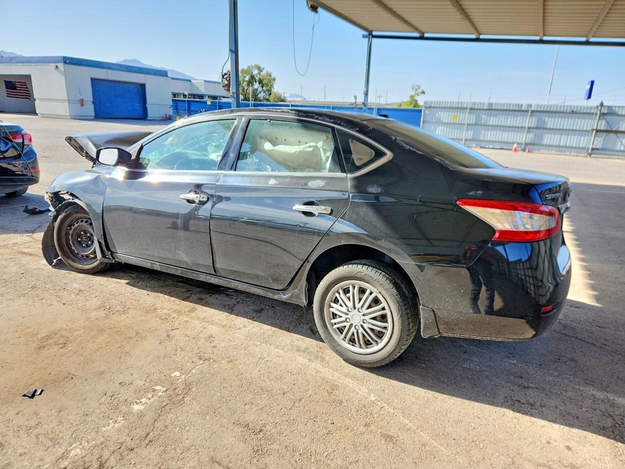 2015 Nissan Sentra Sv Черный vin: 3N1AB7APXFY307115