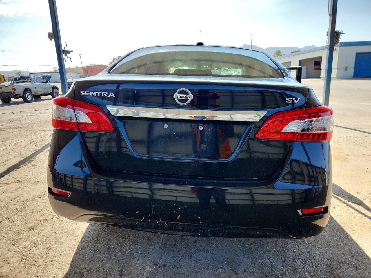 2015 Nissan Sentra Sv Черный vin: 3N1AB7APXFY307115