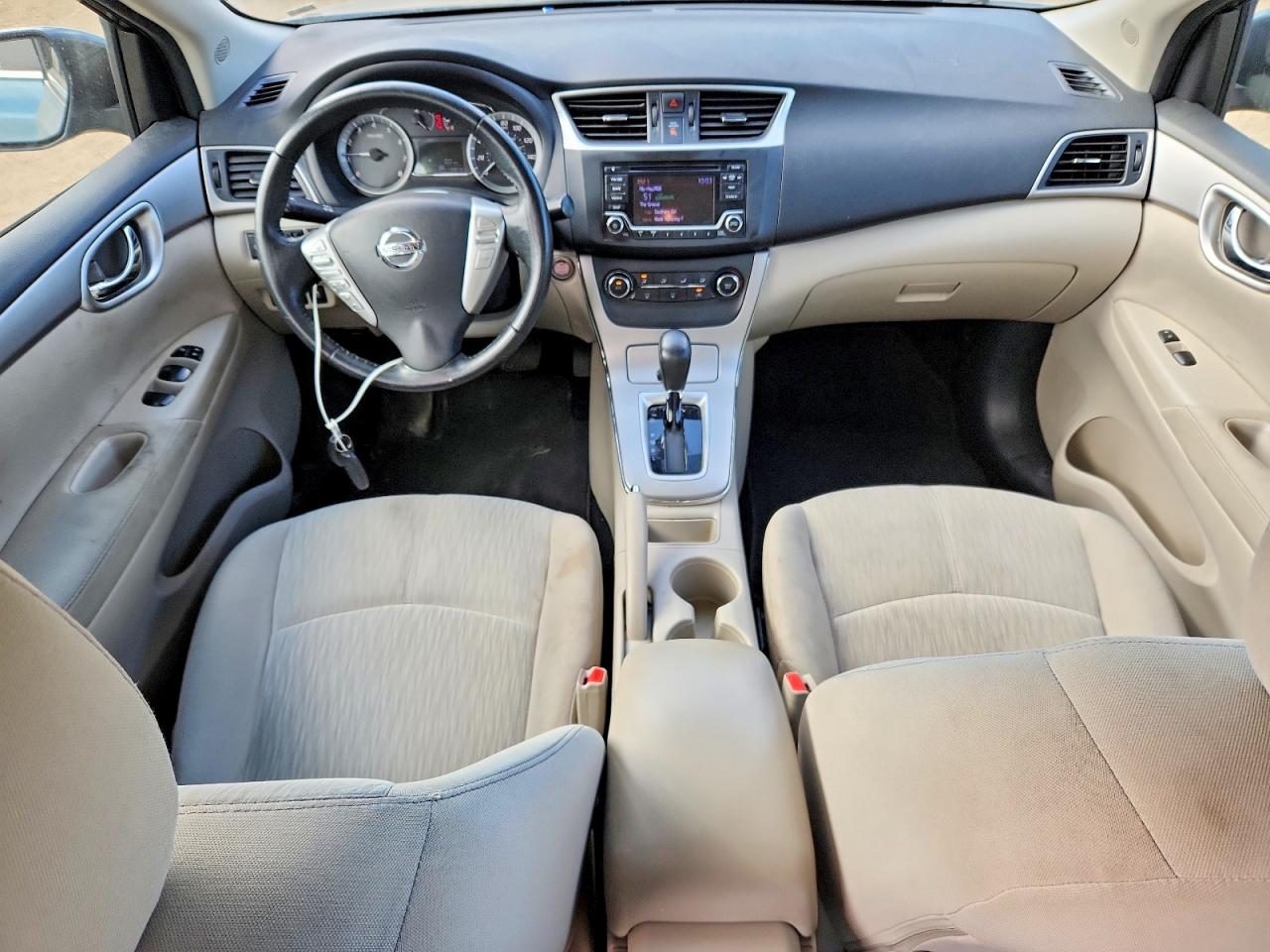 2015 Nissan Sentra Sv Blue vin: 3N1AB7APXFY311004