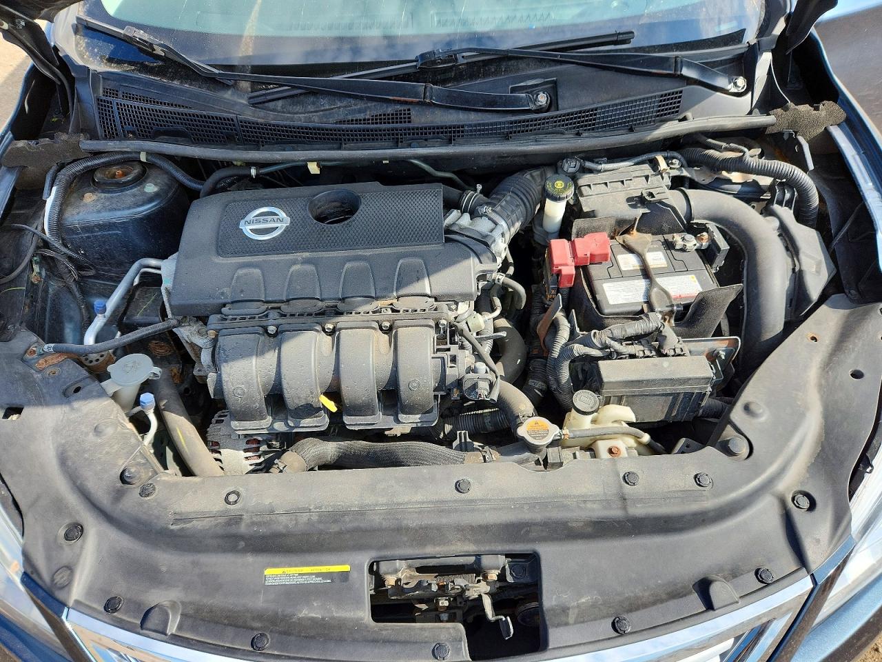 2015 Nissan Sentra Sv Blue vin: 3N1AB7APXFY311004