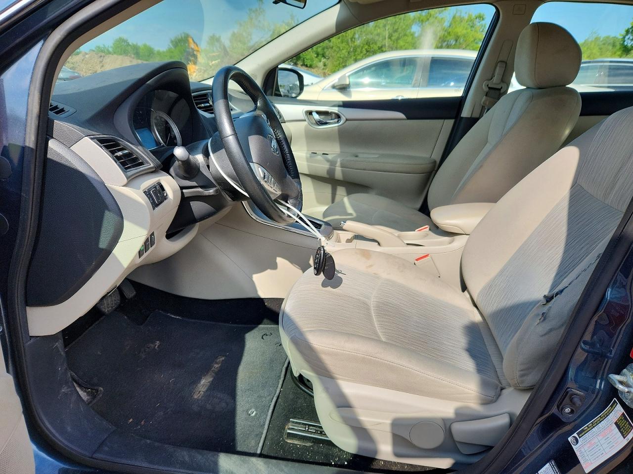 2015 Nissan Sentra Sv Blue vin: 3N1AB7APXFY311004