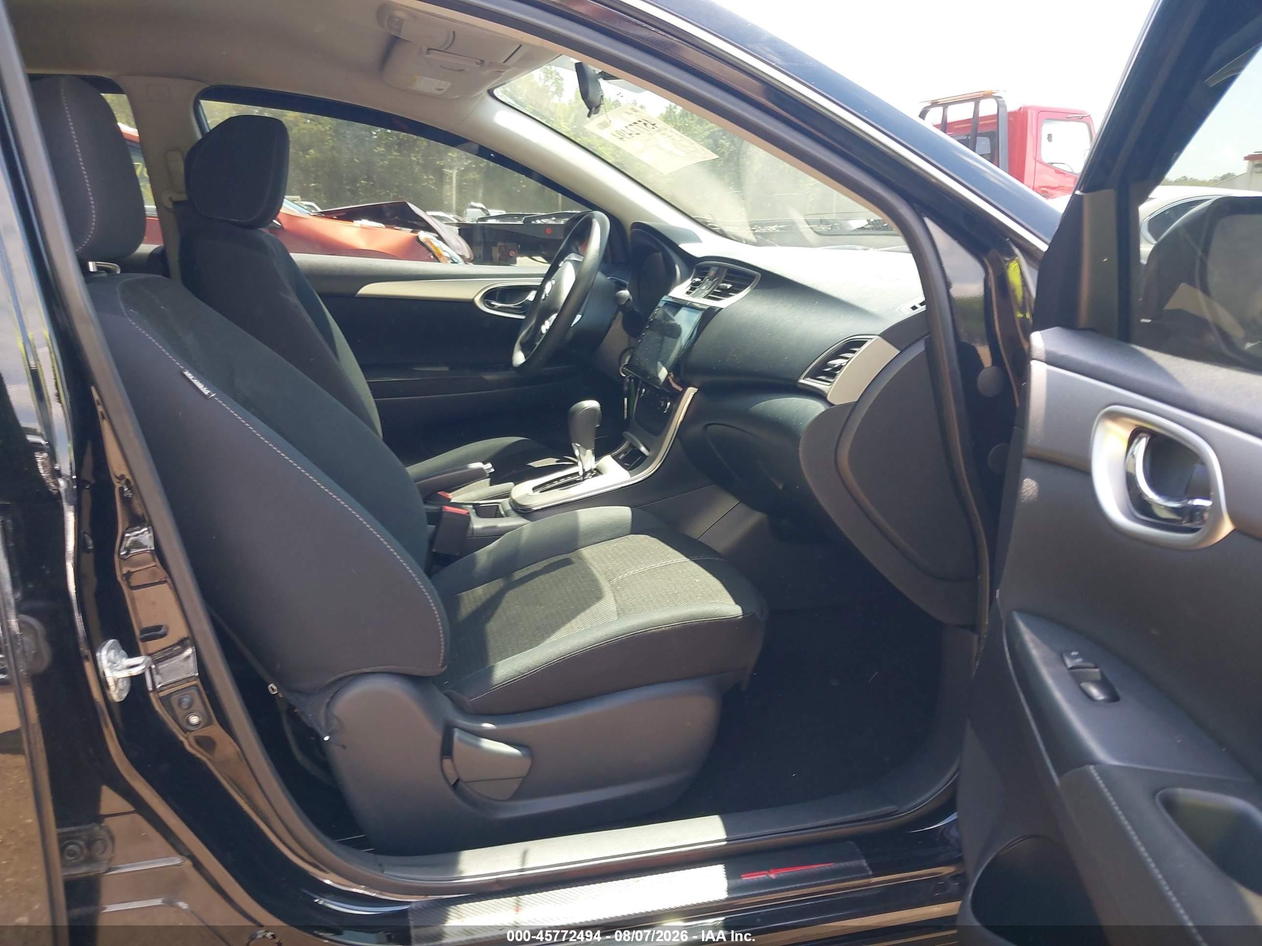 2015 Nissan Sentra S Black vin: 3N1AB7APXFY313108
