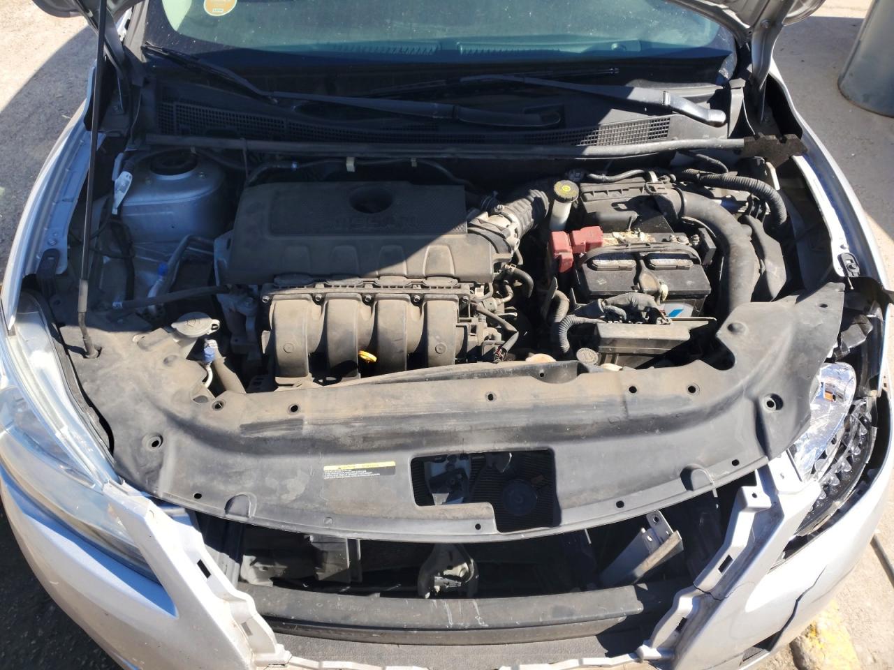 2015 Nissan Sentra S Silver vin: 3N1AB7APXFY315702