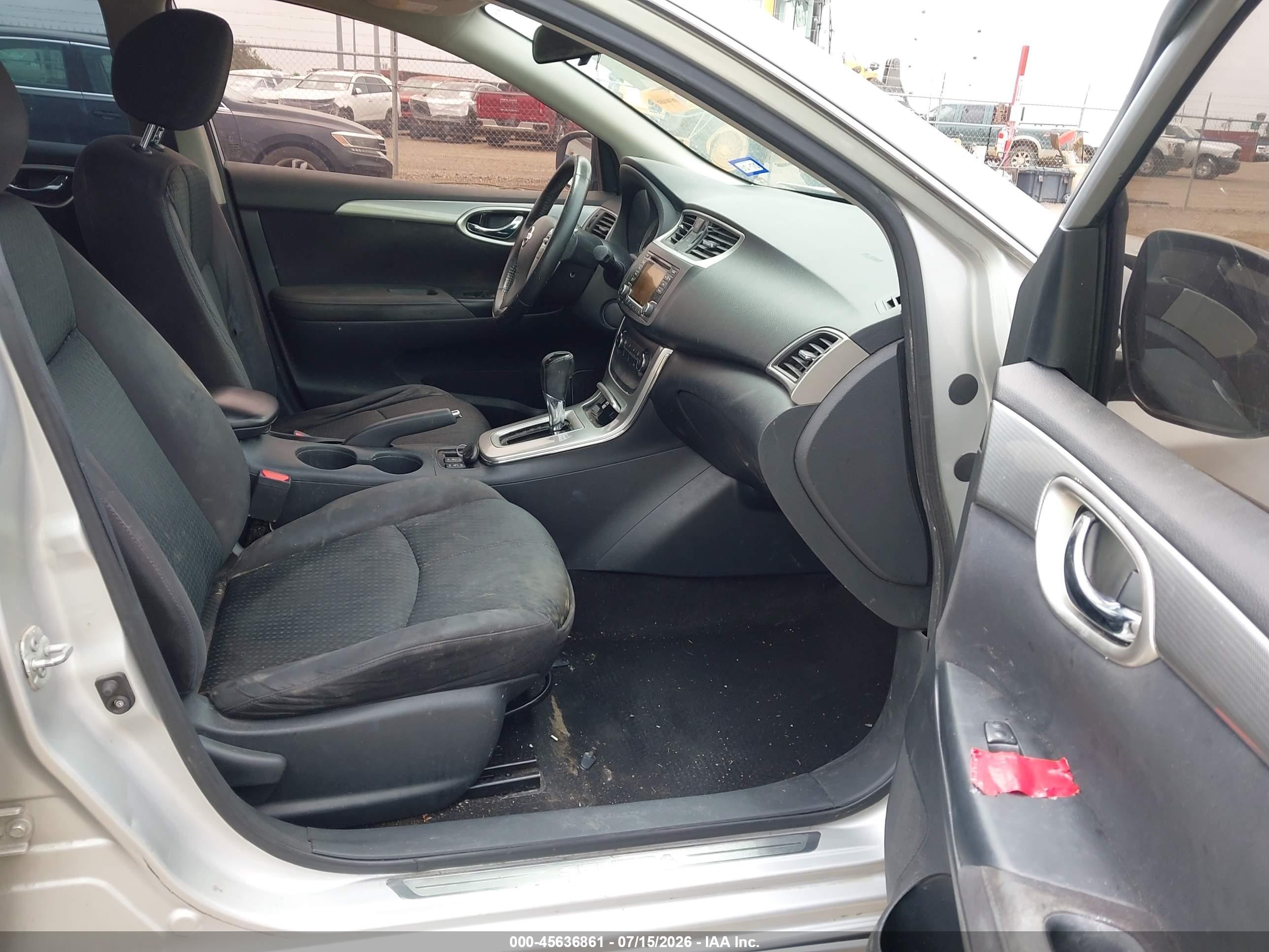 2015 Nissan Sentra Sr Silver vin: 3N1AB7APXFY323993
