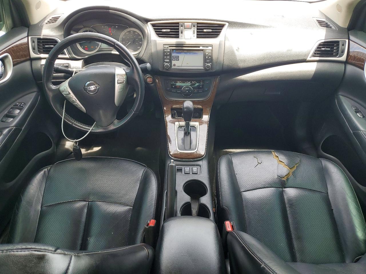 2015 Nissan Sentra Sl Silver vin: 3N1AB7APXFY325839