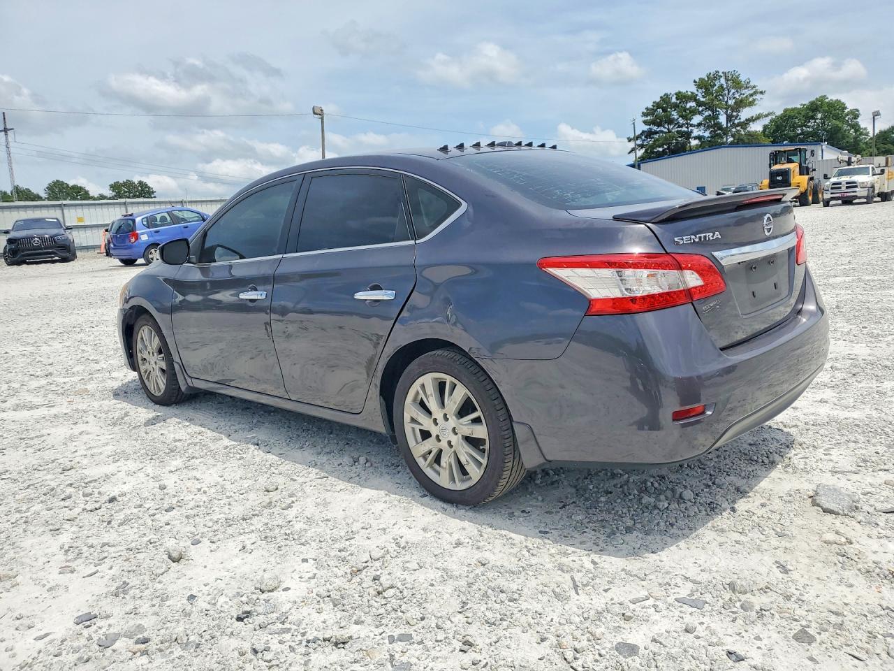 2015 Nissan Sentra Sl Silver vin: 3N1AB7APXFY325839