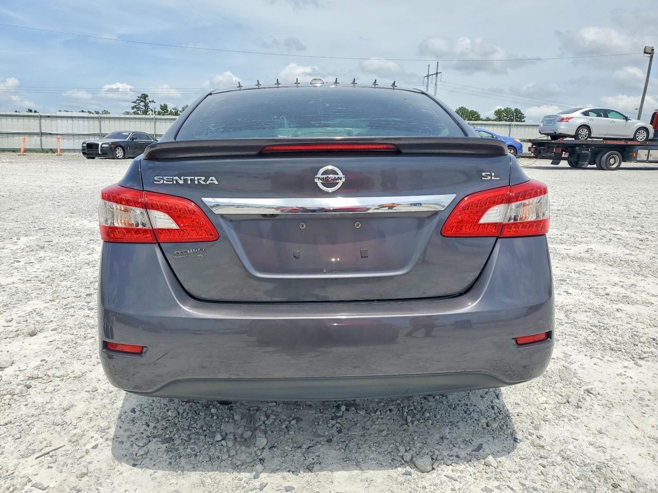 2015 Nissan Sentra Sl Silver vin: 3N1AB7APXFY325839