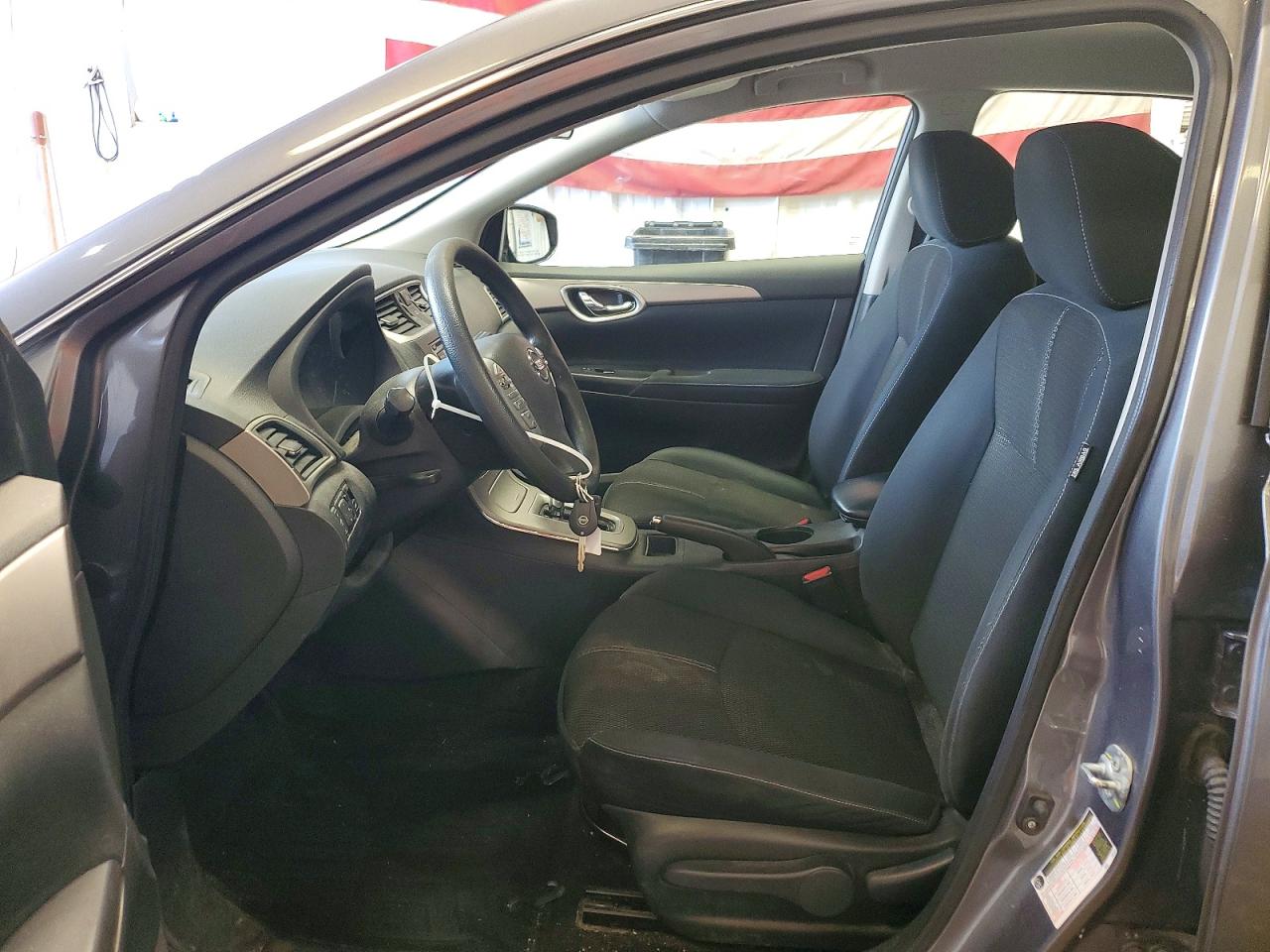 2015 Nissan Sentra S Gray vin: 3N1AB7APXFY327686