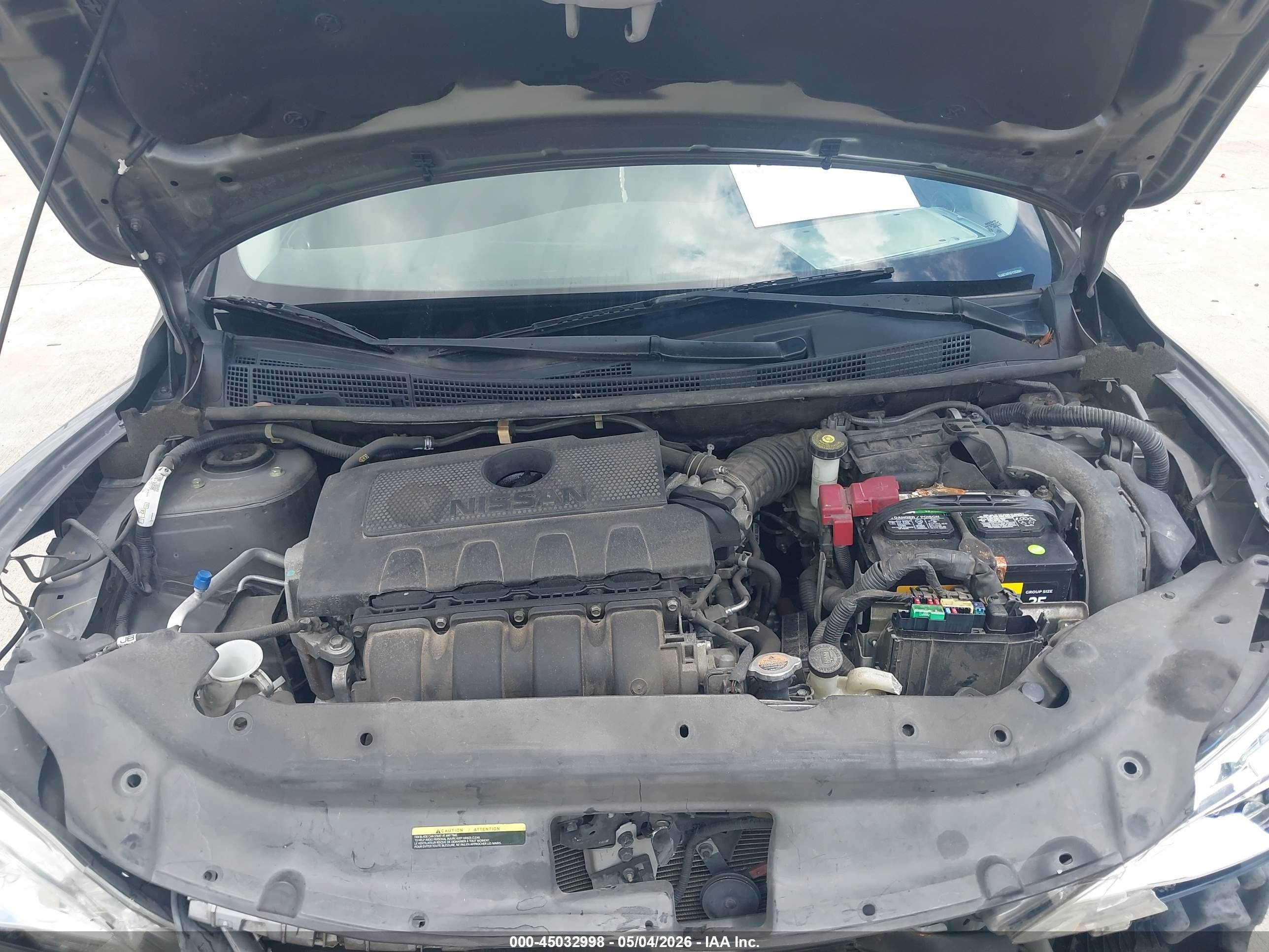 2015 Nissan Sentra S Gray vin: 3N1AB7APXFY332886