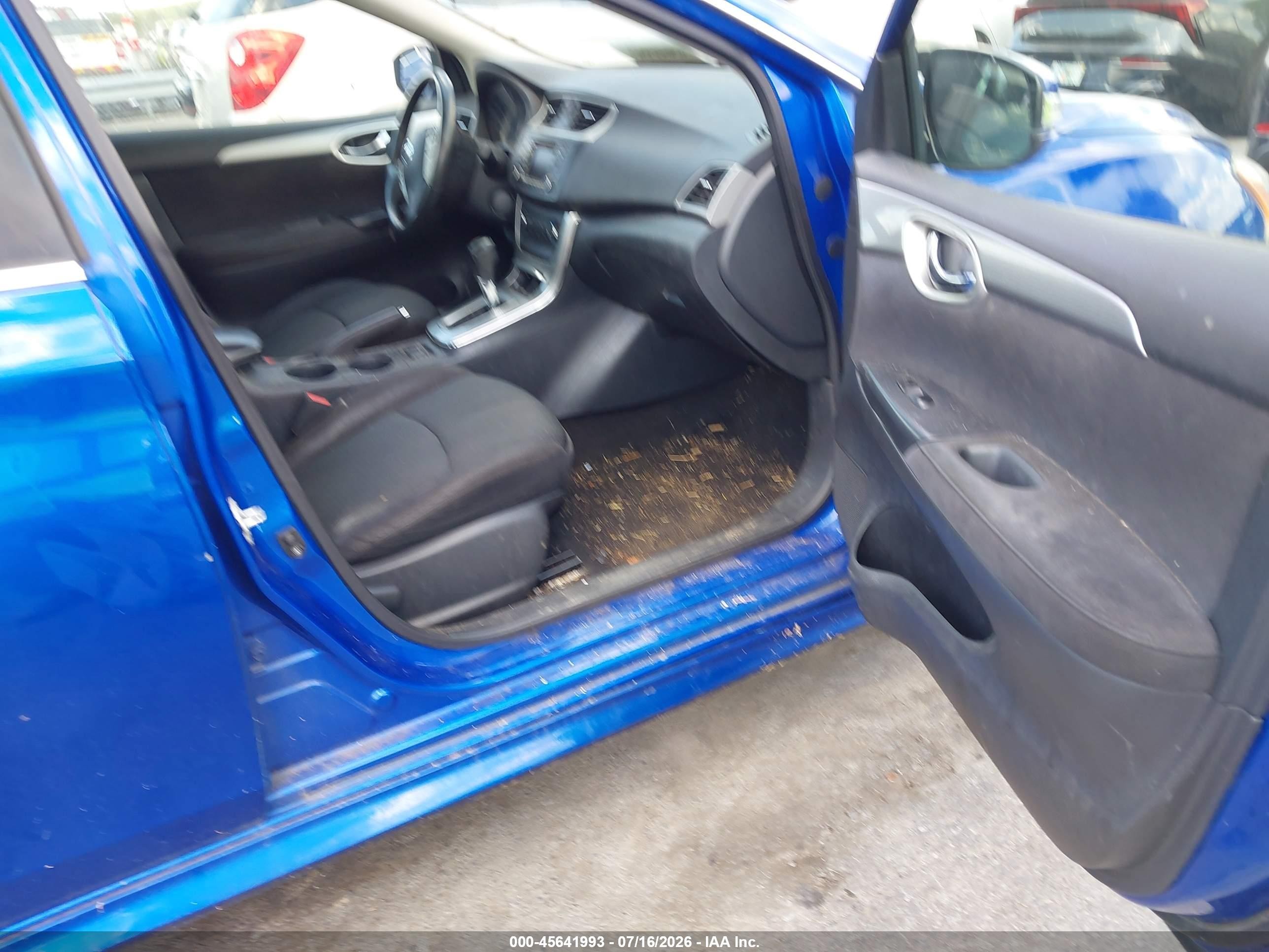 2015 Nissan Sentra Sr Blue vin: 3N1AB7APXFY337277