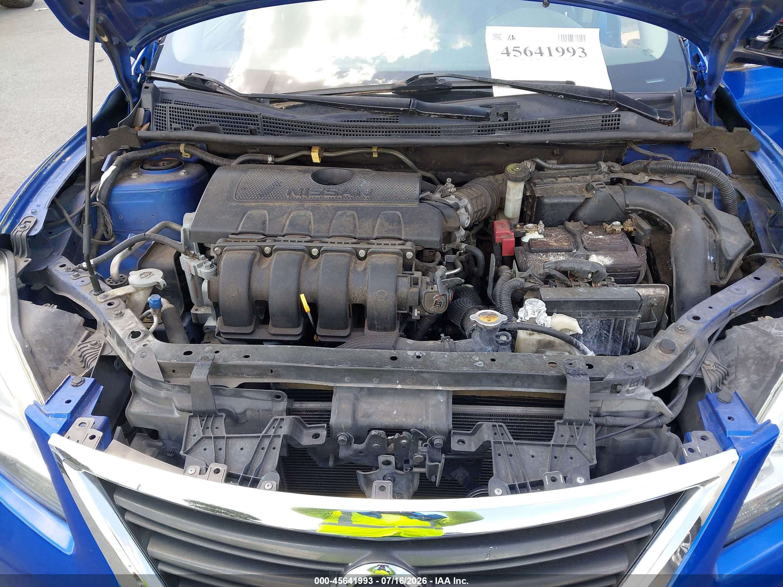 2015 Nissan Sentra Sr Blue vin: 3N1AB7APXFY337277