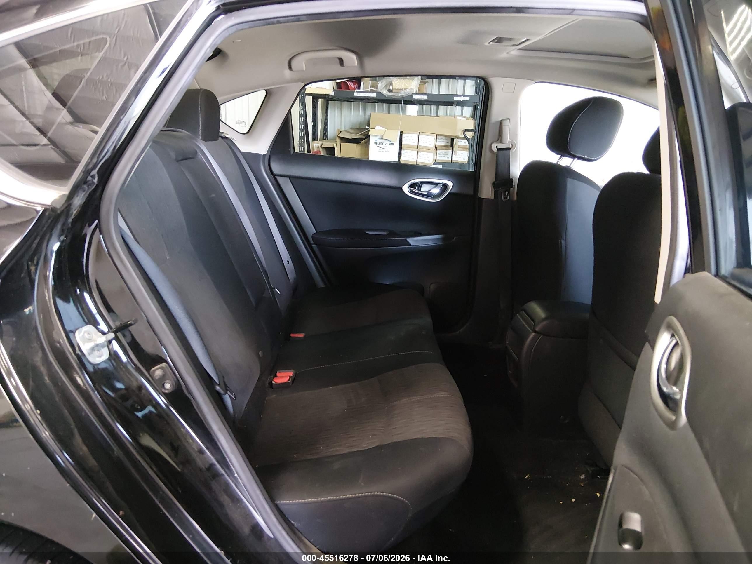 2015 Nissan Sentra Sv Black vin: 3N1AB7APXFY338607