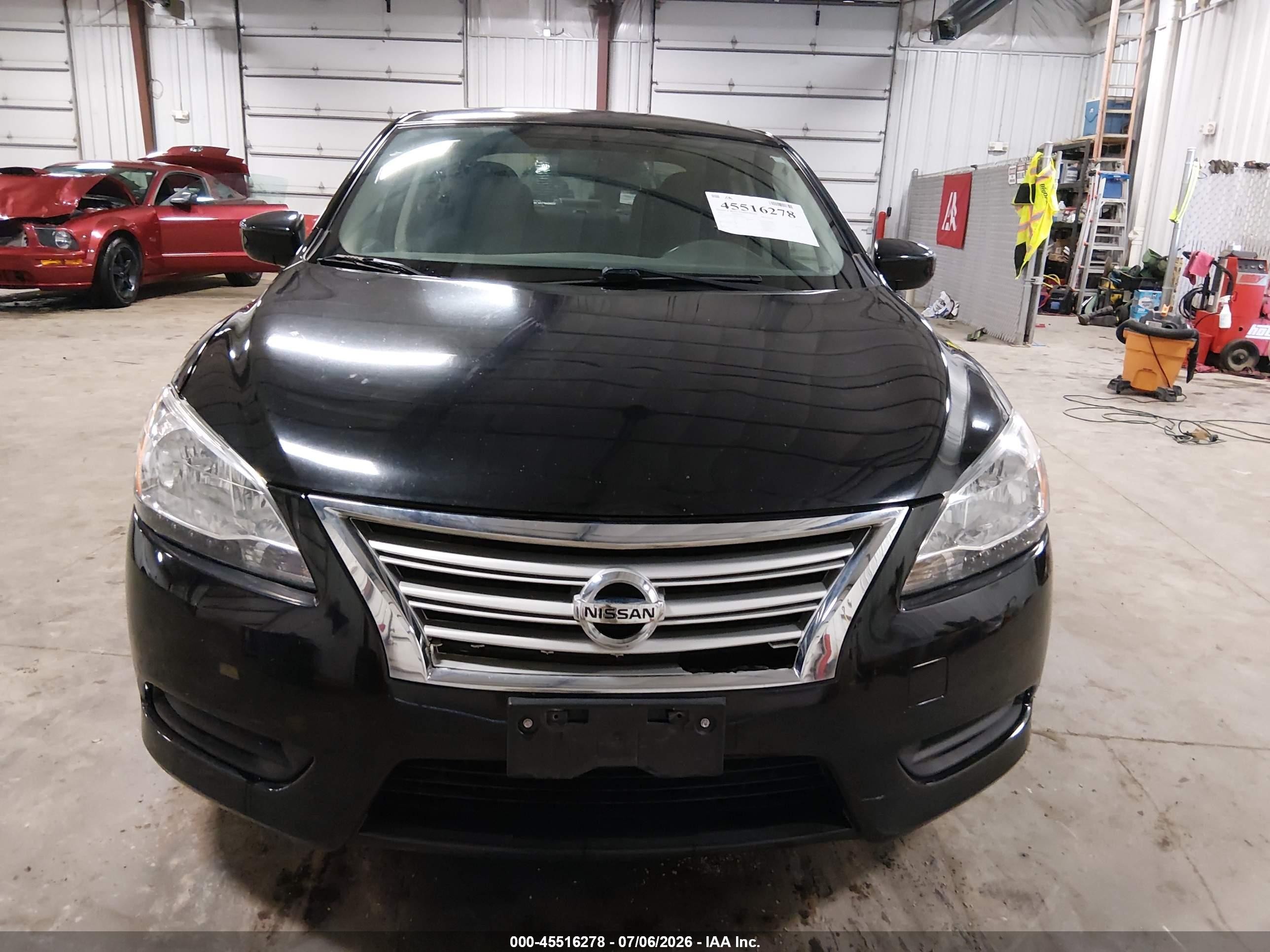 2015 Nissan Sentra Sv Black vin: 3N1AB7APXFY338607