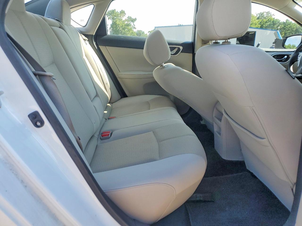 2015 Nissan Sentra S White vin: 3N1AB7APXFY344861