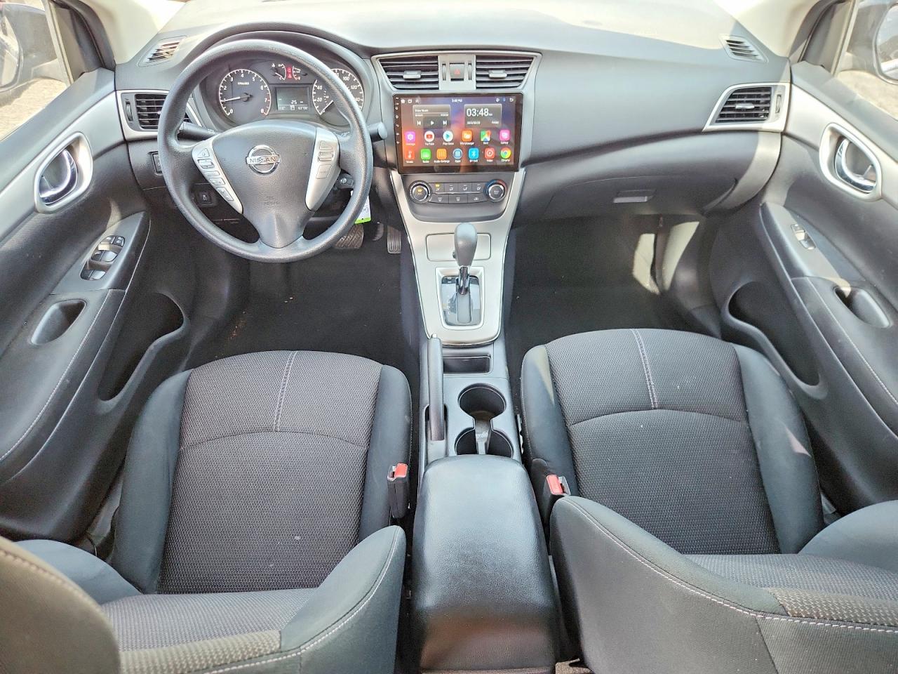 2015 Nissan Sentra S Black vin: 3N1AB7APXFY345735