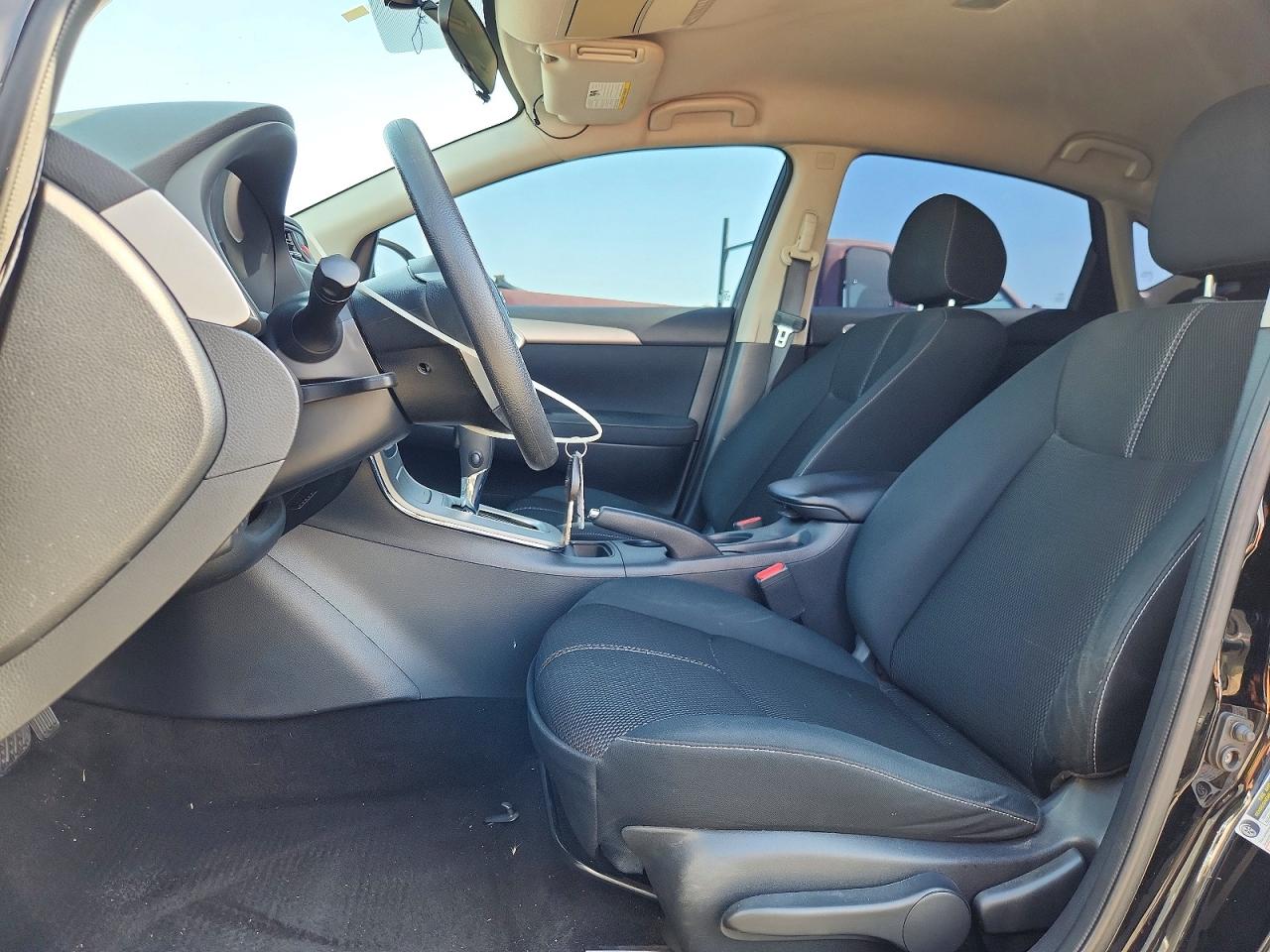 2015 Nissan Sentra S Black vin: 3N1AB7APXFY345735