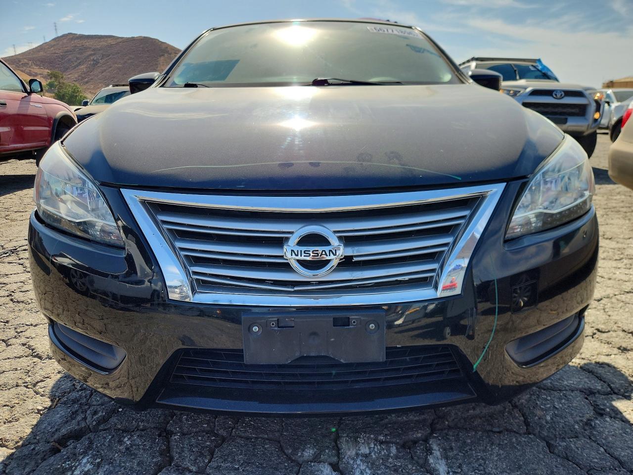 2015 Nissan Sentra S Black vin: 3N1AB7APXFY345735