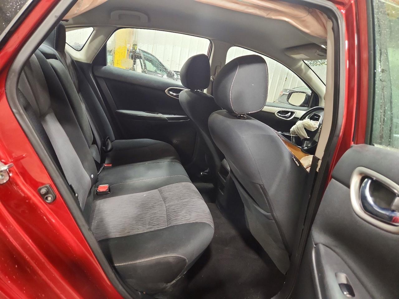 2015 Nissan Sentra Sv Red vin: 3N1AB7APXFY348005