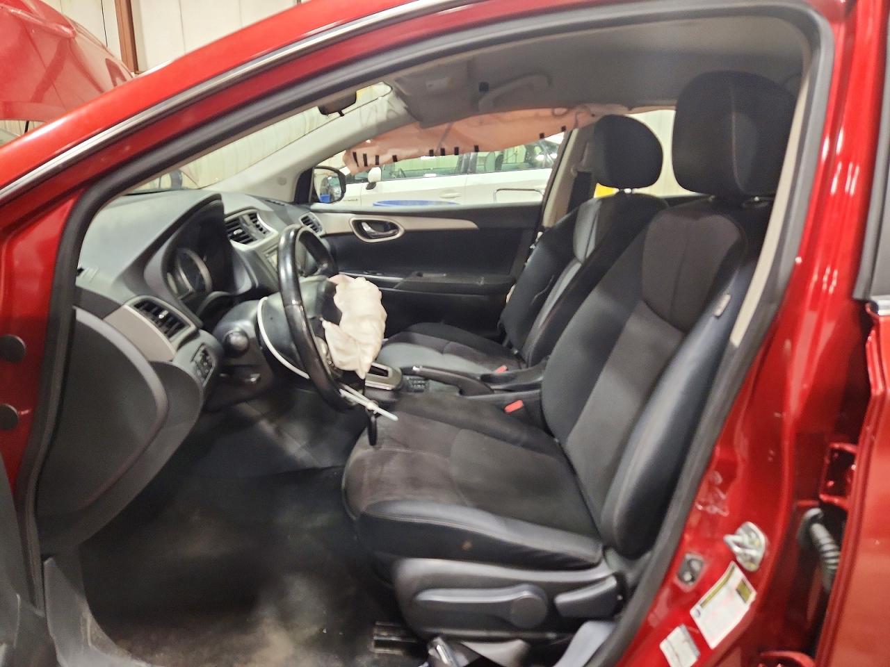 2015 Nissan Sentra Sv Red vin: 3N1AB7APXFY348005