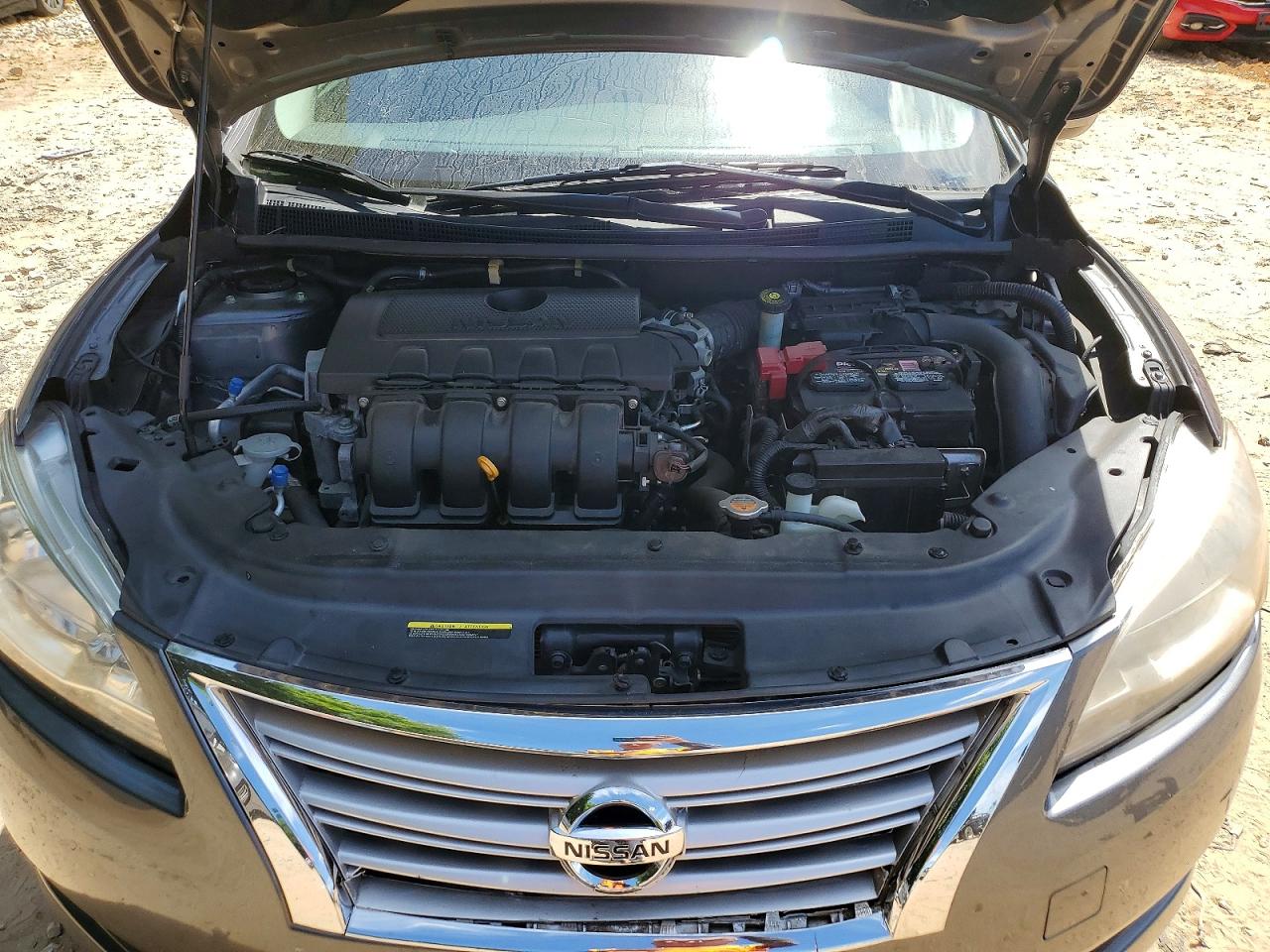 2015 Nissan Sentra Sv Gray vin: 3N1AB7APXFY356802