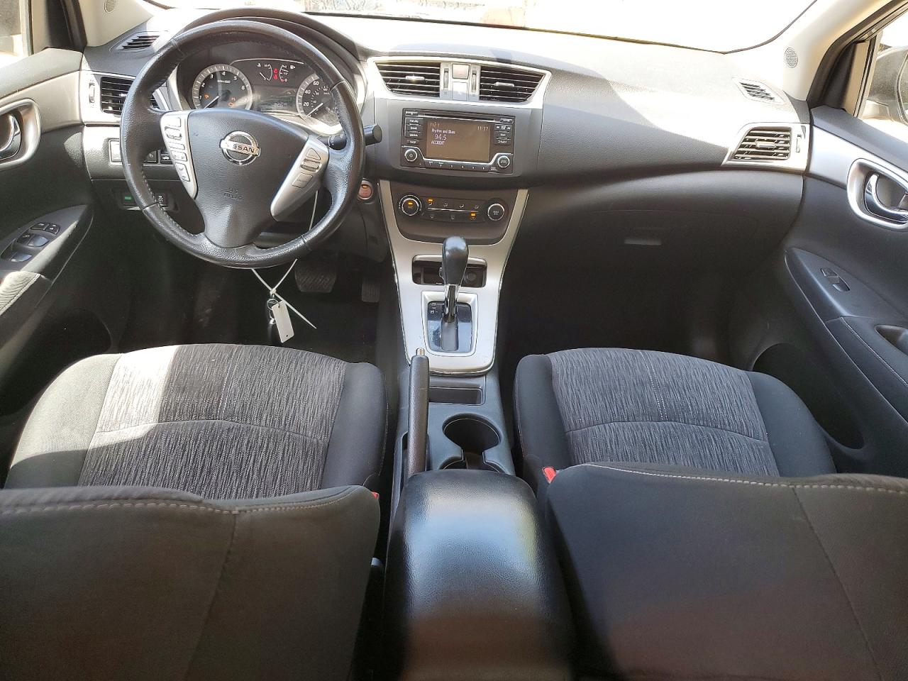 2015 Nissan Sentra Sv Gray vin: 3N1AB7APXFY356802