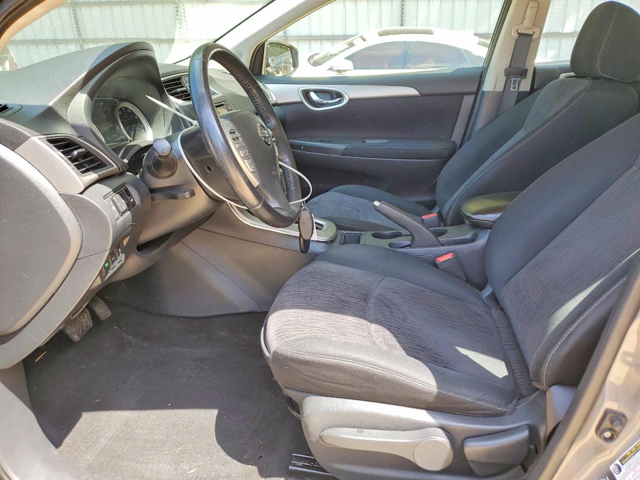 2015 Nissan Sentra Sv Gray vin: 3N1AB7APXFY356802