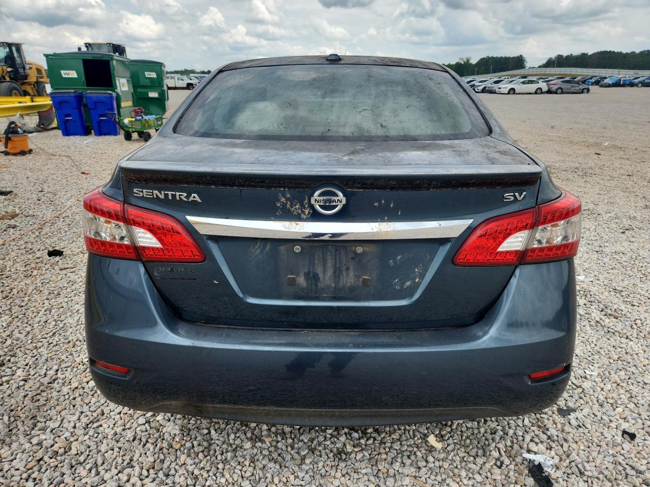 2015 Nissan Sentra Sv Blue vin: 3N1AB7APXFY358291