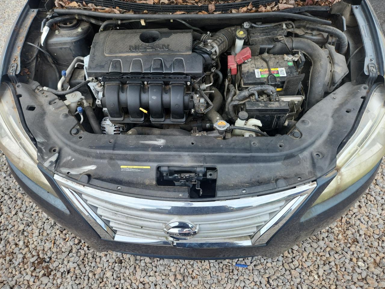 2015 Nissan Sentra Sv Blue vin: 3N1AB7APXFY358291