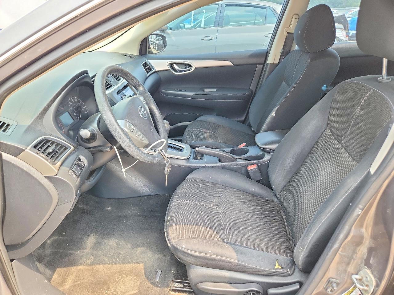 2015 Nissan Sentra S Gray vin: 3N1AB7APXFY361630