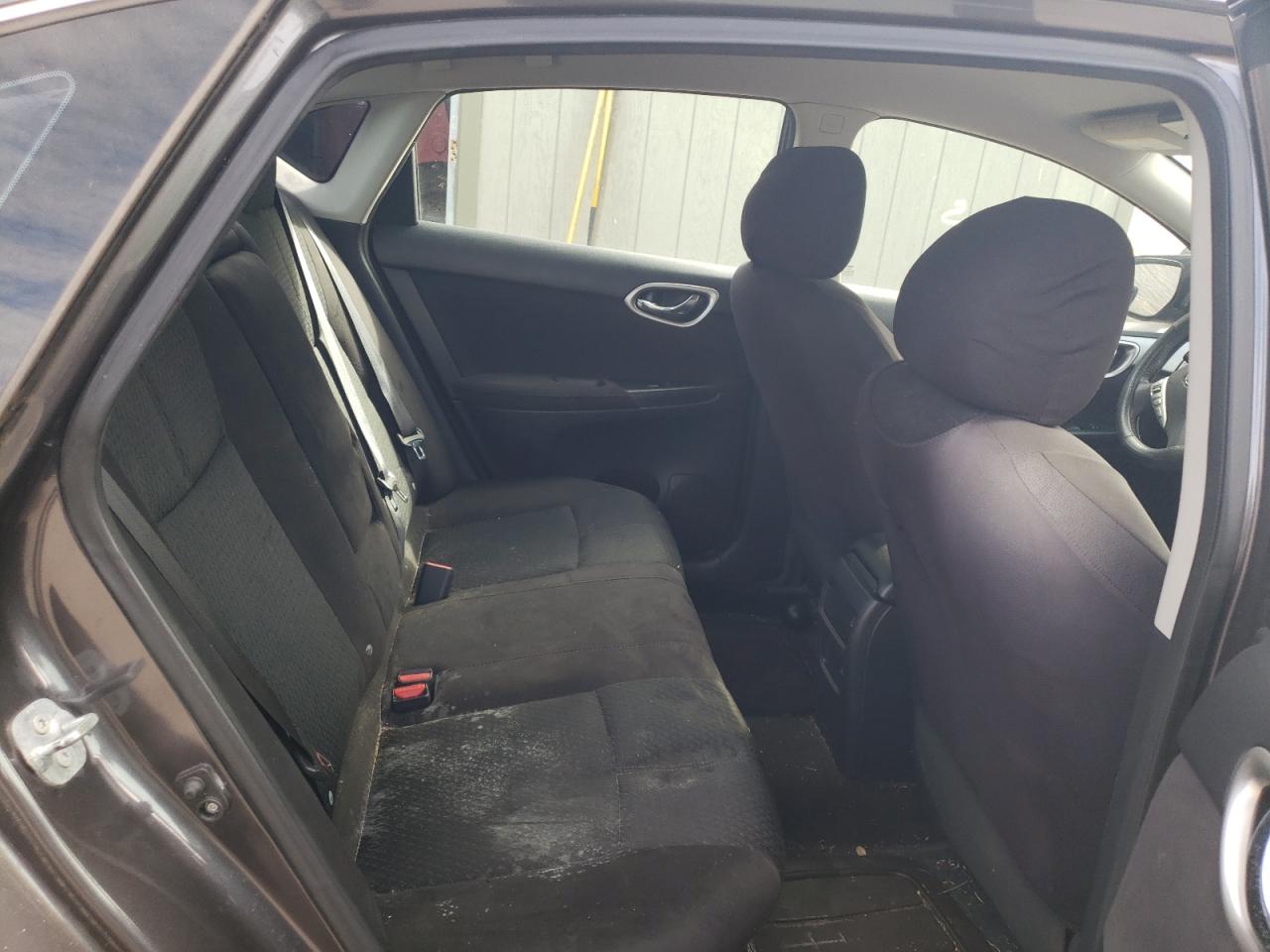 2015 Niss Sentra S Charcoal vin: 3N1AB7APXFY364382 Damage: Right Rear Seat Cushion, Stained, Permanent