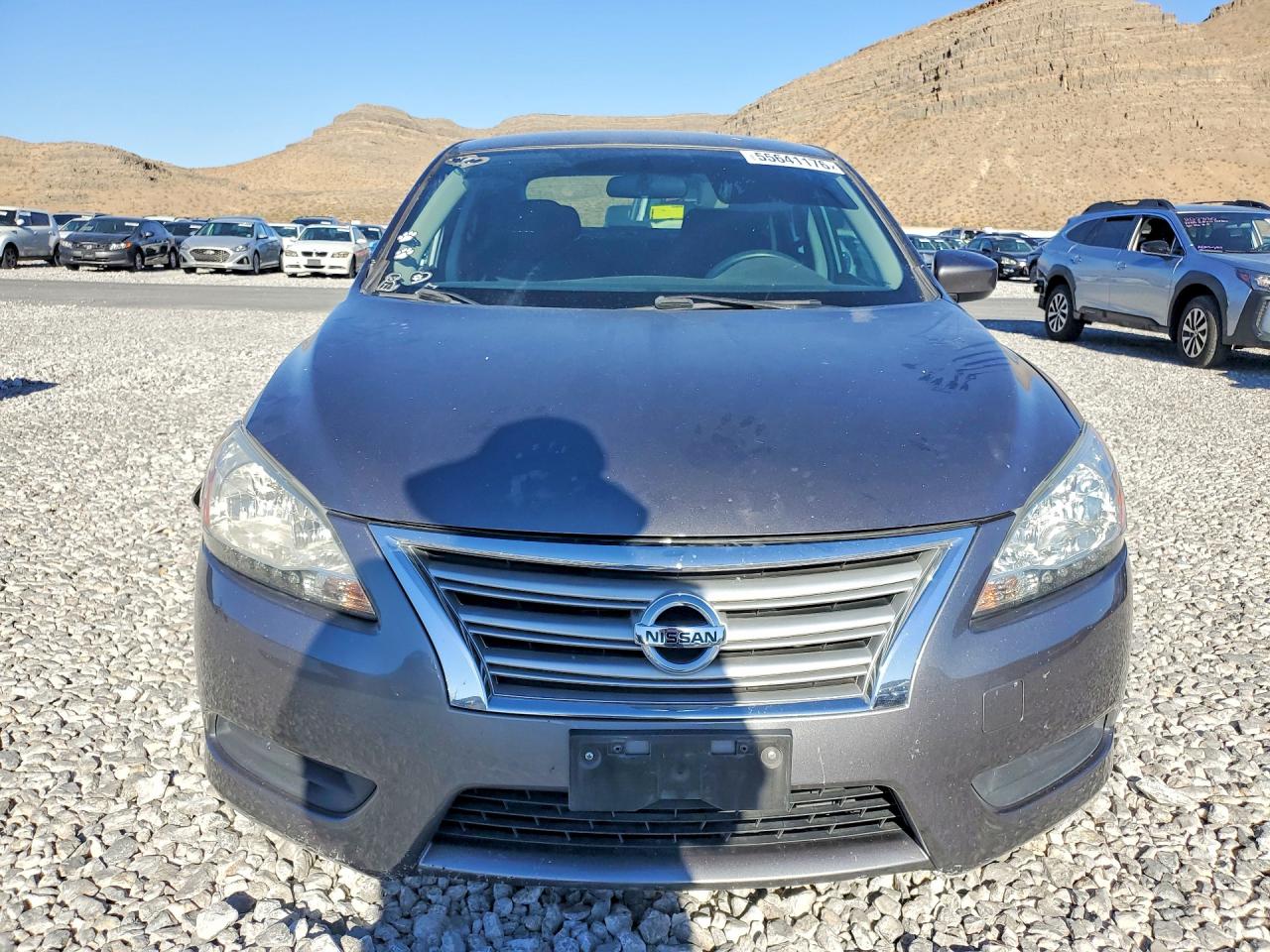 2015 Nissan Sentra S Gray vin: 3N1AB7APXFY373552