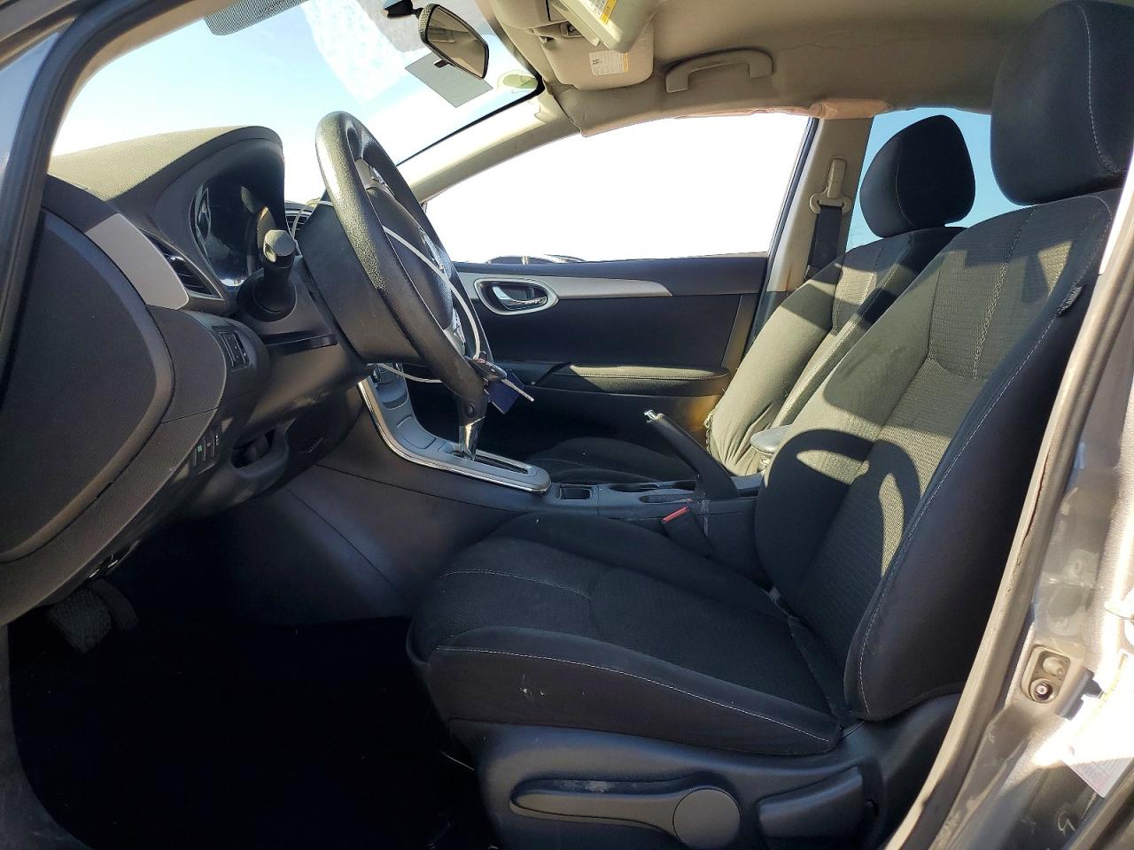 2015 Nissan Sentra S Gray vin: 3N1AB7APXFY373552
