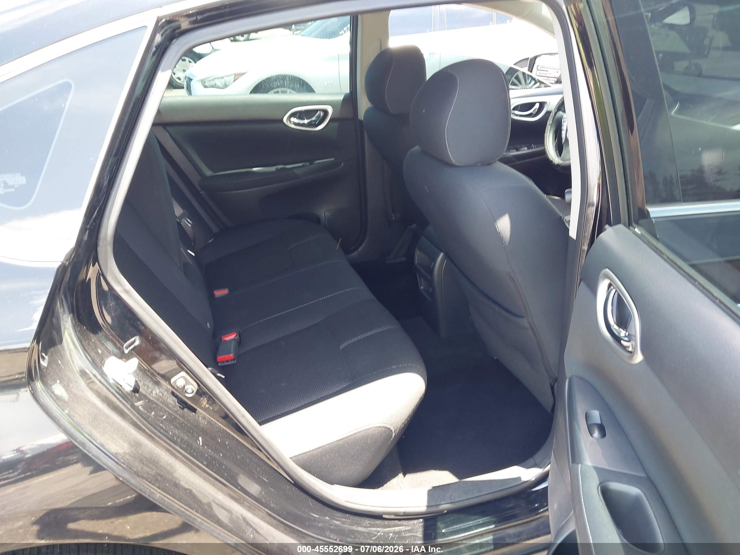 2015 Nissan Sentra S Черный vin: 3N1AB7APXFY377732