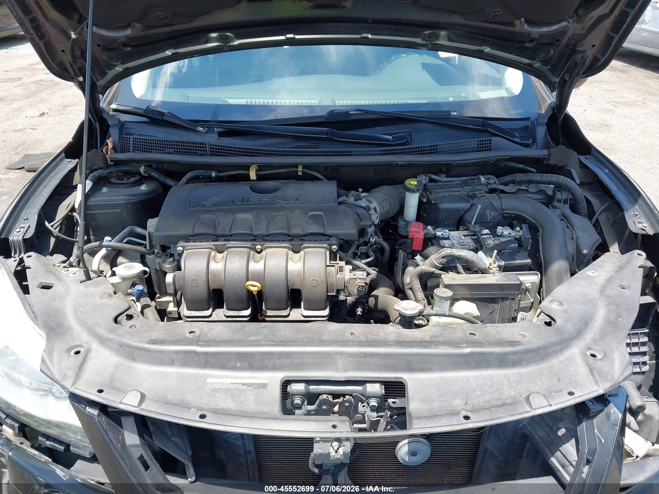 2015 Nissan Sentra S Черный vin: 3N1AB7APXFY377732