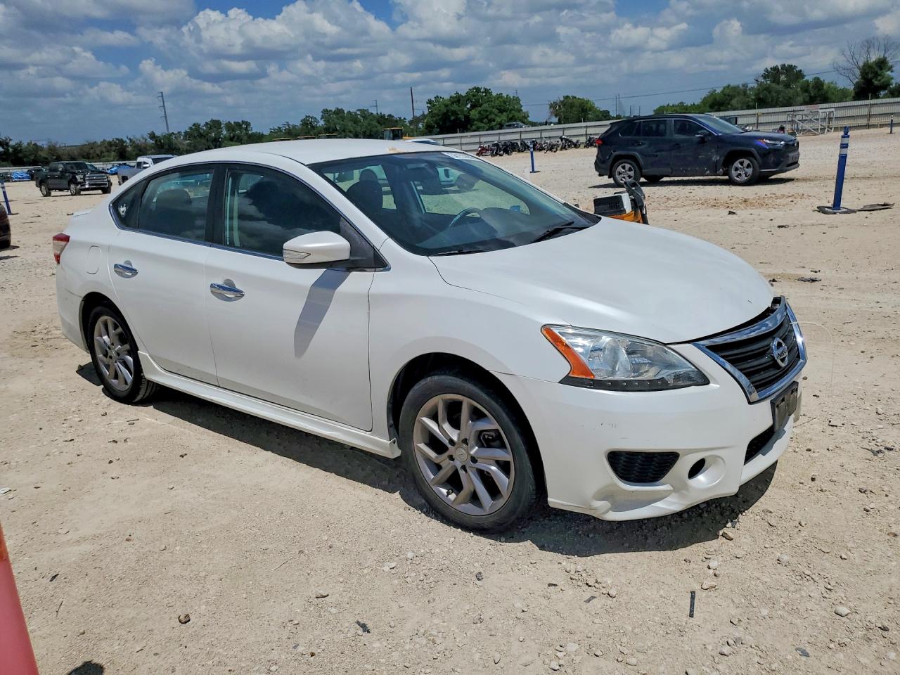 2015 Nissan Sentra Sr Белый vin: 3N1AB7APXFY378427
