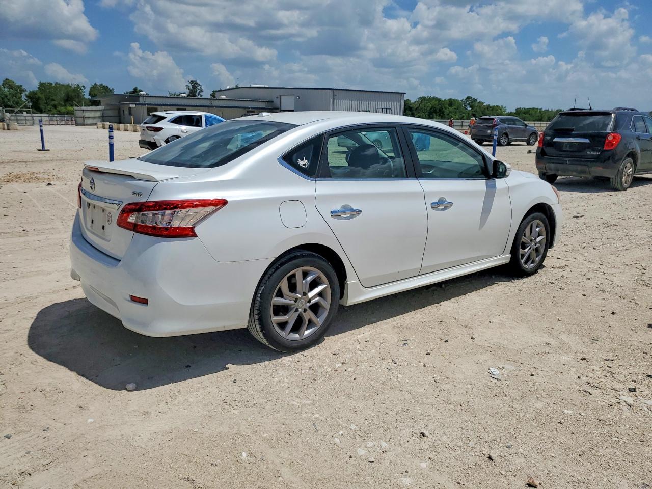 2015 Nissan Sentra Sr Белый vin: 3N1AB7APXFY378427